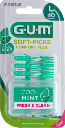 Gum Softpicks Comfort Flex Mint l 40 1