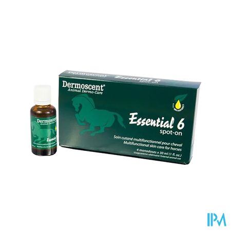 Dermoscent Essential 6 Spot-on Cheval Pipet 4x30ml