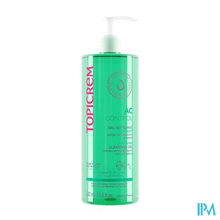 Topicrem Ac Gel Nettoyant Purifiant Tube 400ml