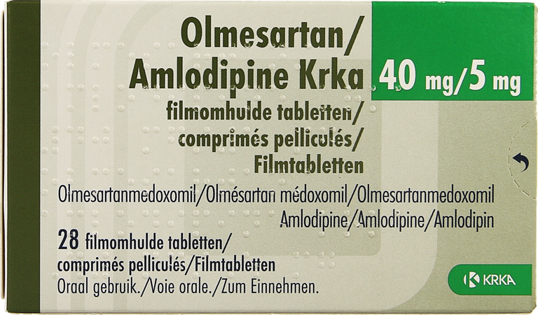 Olmesartan Amlodipine Krka 40/ 5mg Filmomh Tabl 28 1
