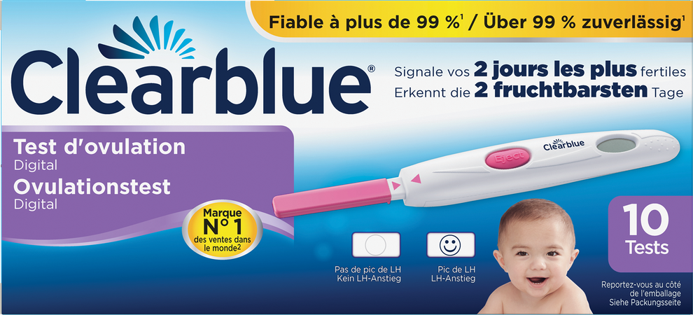 Clearblue Digital Test Ovulation 10 1