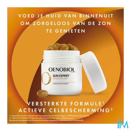 Oenobiol Sun Expert Gev. Huid Caps 2x30 12