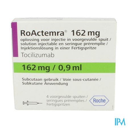 Roactemra 162mg/0,9ml Opl Inj Voorgevulde Spuit 4