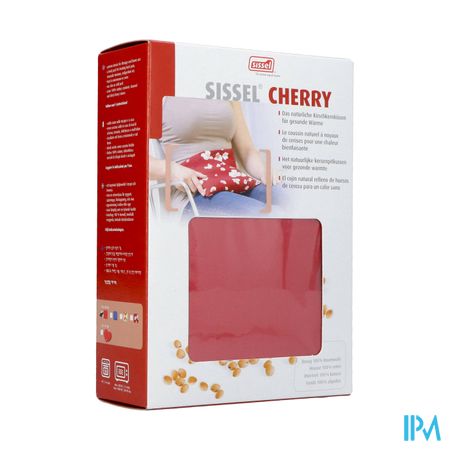 Sissel Cherry Kersenpitkussen 23x26cm Rood