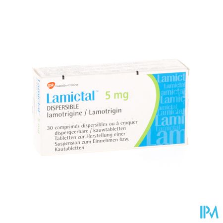 Lamictal Disp Tabl 30 X 5mg Blister