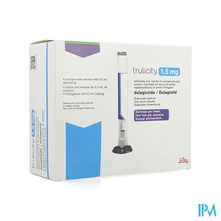 Trulicity 1,5mg Abacus Sol Inj Voorgevulde Pen 4 2