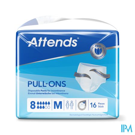 Attends Pull On 8 Slip Medium 1x16 2
