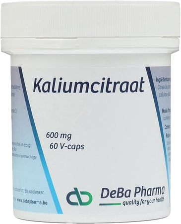 Kaliumcitraat 600mg V-caps 60 Deba 3