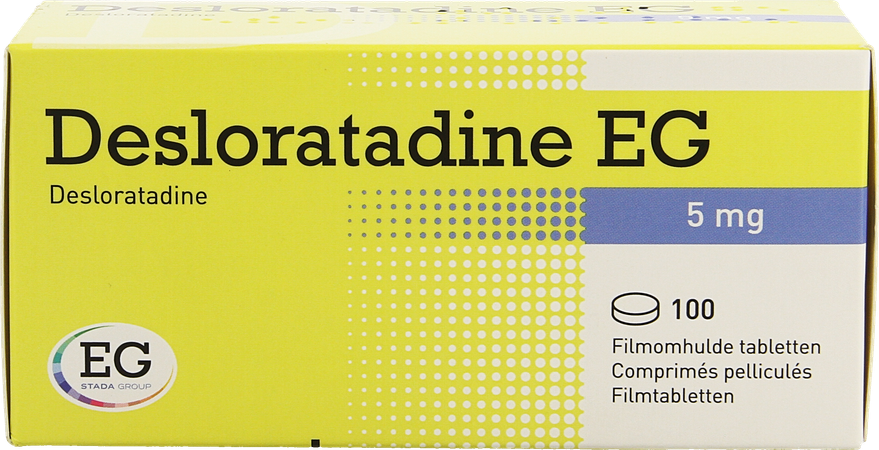 Desloratadine EG  5 Mg Filmomh Tabl 100 X  5 Mg 1