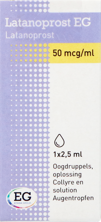 Latanoprost EG 50 Mcg Oogdruppels Opl 1 Flx2,5Ml 3