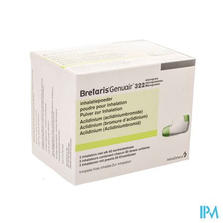 Bretaris Genuair 322mcg Inhal Poeder 3x60 Dosis 1