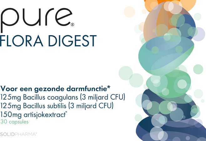 Pure Flora Digest Caps 30 Vervangt 3878-998 3