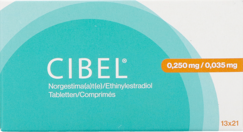 Cibel 0,250mg/0,035mg Tabl 13 X 21 1