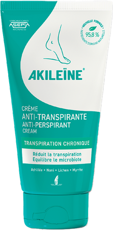 Akileine Creme A/transpirante 75ml 1