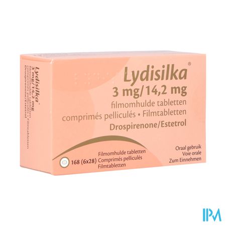 Lydisilka 3mg/14,2mg Filmomh Tabl 168