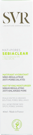 Svr Sebiaclear Creme Mat + Pores Tube 40ml 3