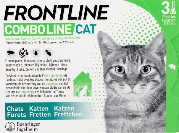 Frontline Combo Line Cat 3x0,5ml 2