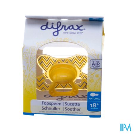 Difrax Sucette Natural 18m+ Boy 7