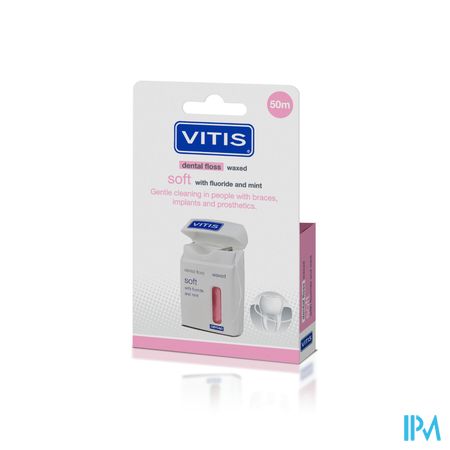 Vitis Floss Waxed Fluor Mint 50m 1650