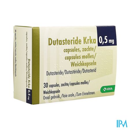 Dutasteride Krka 0,5mg Zachte Caps 30 X 0,5mg