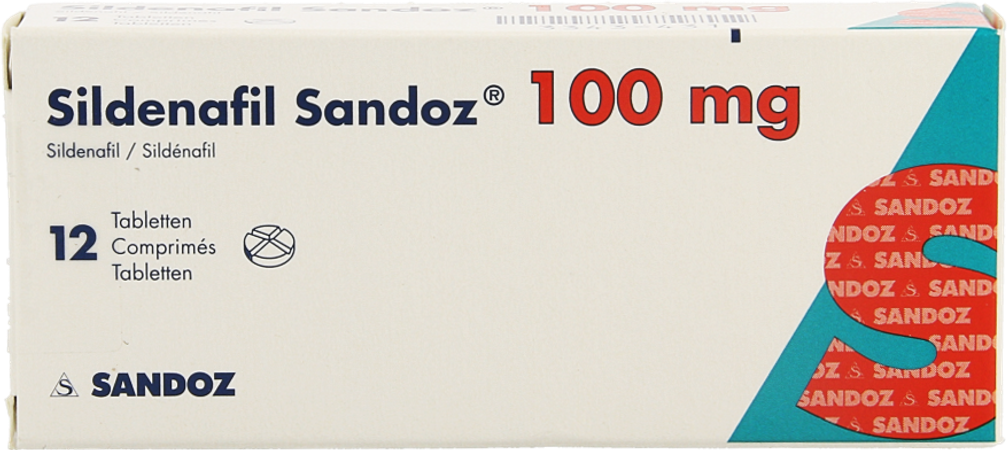 Sildenafil Sandoz Pi Pharma Comp 12 X 100mg Pip 1