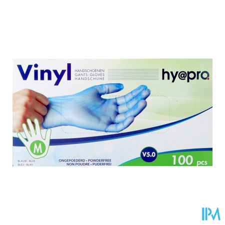 Pharmex Handschoenen Blauw Vinyl M Poedervrij 100 2