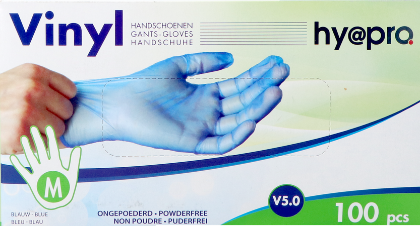 Pharmex Handschoenen Blauw Vinyl M Poedervrij 100 2