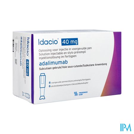 Idacio 40mg/0,8ml Opl Inj 50mg/ml Voorgev.pen 6