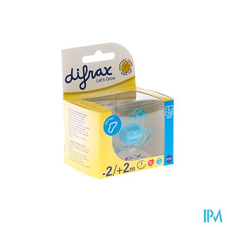 Difrax Fopspeen Newborn Dental Sil Boy -2/2m 1 796 3