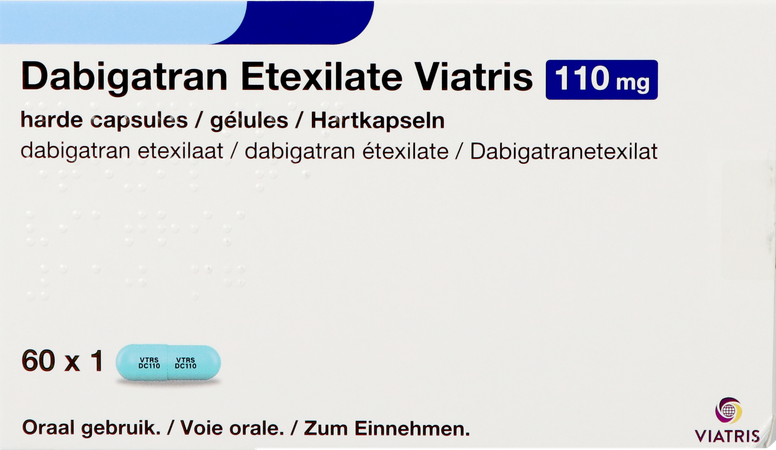 Dabigatran Etexilate Viatris 110mg Harde Caps 60 3
