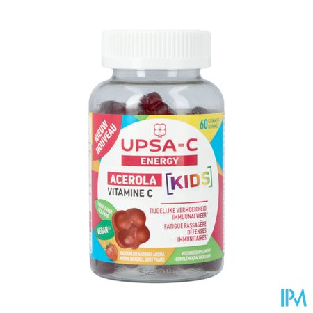 Upsa C Energy Acerola Kids Gummies 60