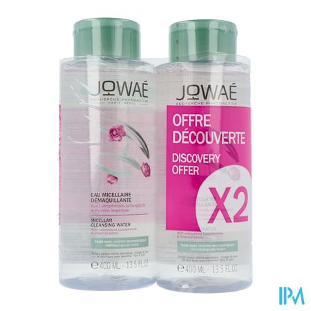 Jowae Miccelair Water Reinigen Duo Pompfl 2x400ml 1