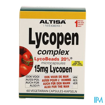 Altisa Lycopen Complex 15mg + Se + Zn V-caps 60 1