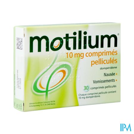 Motilium 10mg Comp Pell 30 X 10mg