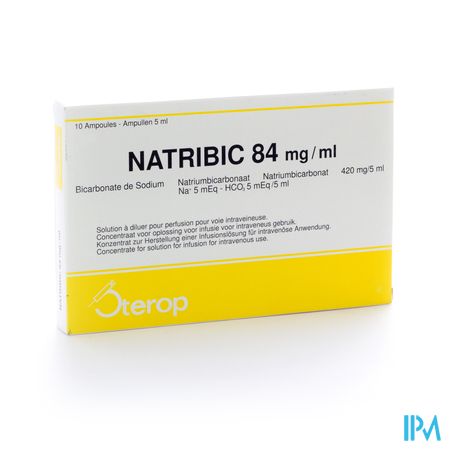 Natribic 84mg/ml 5ml Sol Inj 10 1