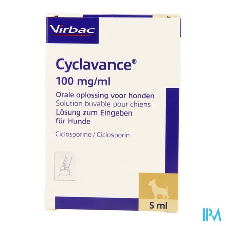 Cyclavance 100mg/ml Ora Opl Hond 5ml 1