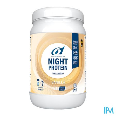 6d Night Protein Vanilla 520g 4