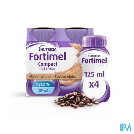 Fortimel Compact 2.4kcal Moccha 4x125ml