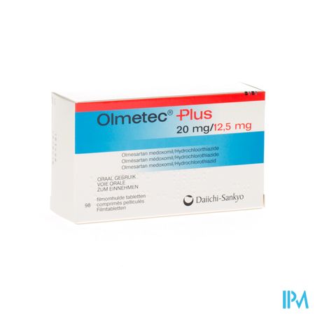 Olmetec Plus 20mg/12,5mg Comp Pell 98