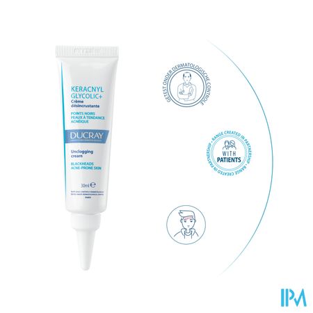 Ducray Keracnyl Glycolic+ Cr Tegen Zw.puntjes 30ml 9