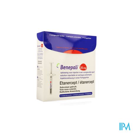 Benepali 25mg Opl Inj Voorgev. Spuit 4