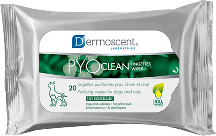 Dermoscent Pyo Clean Wipes Sac 20 3