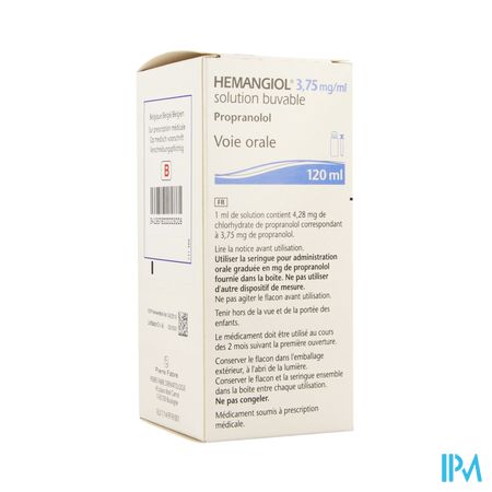 Hemangiol 3,75mg/ml Drinkb.opl 120ml 2
