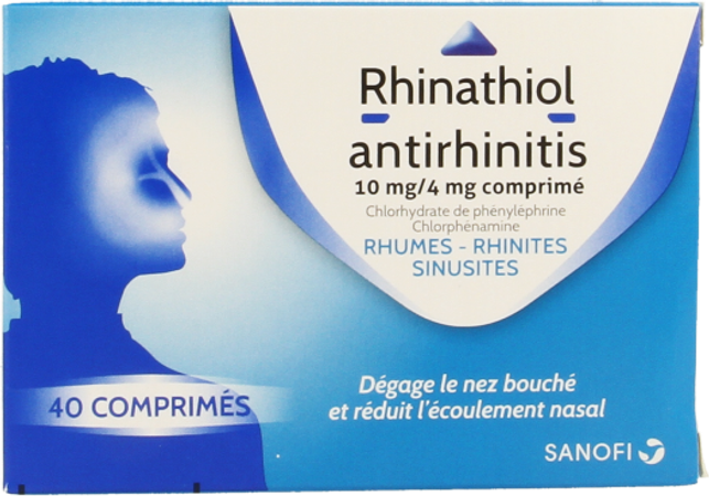 Rhinathiol Antirhinitis Tabl 40 10