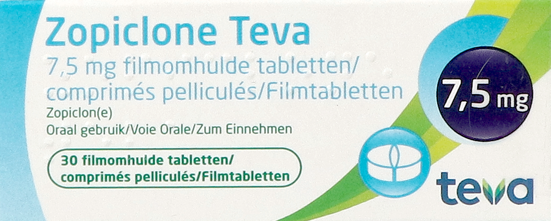 Zopiclone Teva 7,5mg Tabl 30 X 7,5mg 1