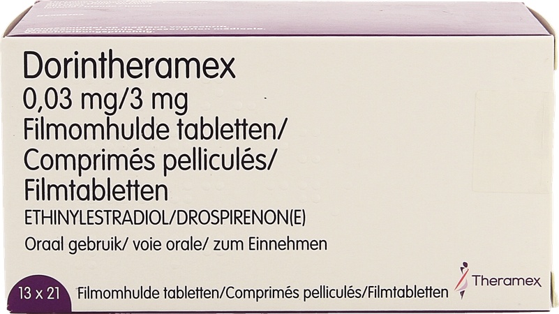 Dorin Theramex 3,00mg/0,03mg Filmomh Tabl 13 X 21 3