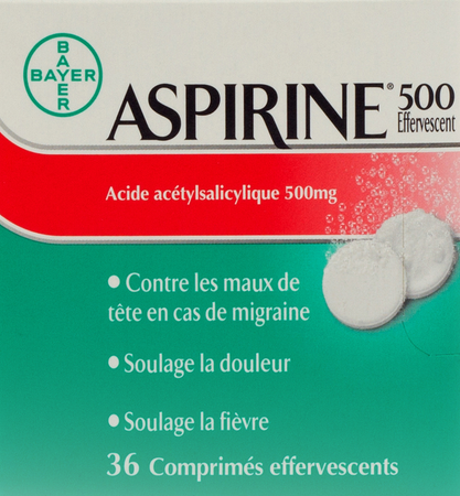Aspirine 500mg Comp Eff 36 5