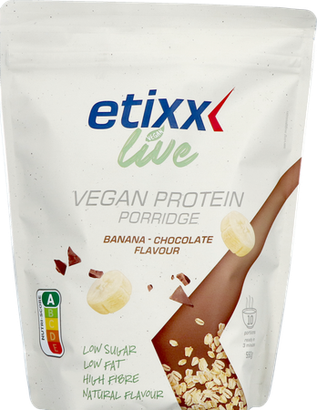 Etixx Live Vegan Protein Por. Banana-choco Pdr550g 2