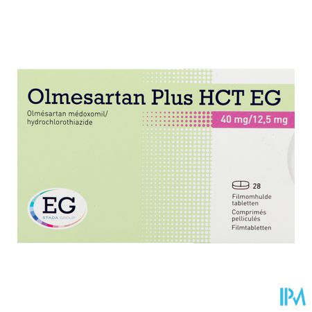 Olmesartan Plus Hct EG 40Mg/12,5Mg Comp Pell  28 2