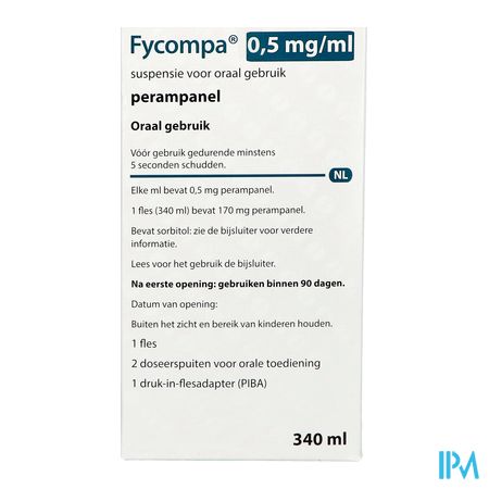 Fycompa 0,5mg/ml Orale Susp Fl 340ml 1